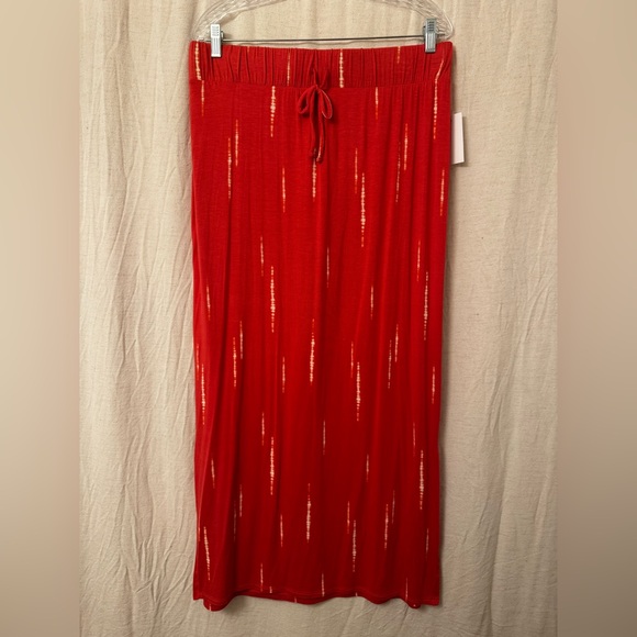 Sonoma Goods For Life Dresses & Skirts - NWT Sonoma Red Tie Dye Maxi Skirt Large 40 in Length